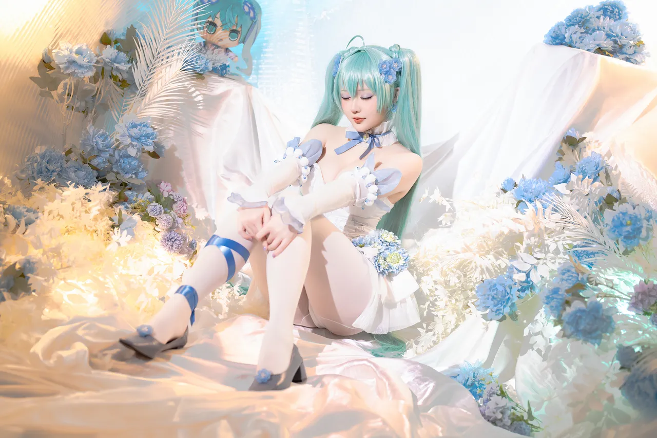 星之迟迟 - NO.215 2024年02月计划A 初音未来 粉蝶花精灵54P1V-4.51GB-erohere20.webp